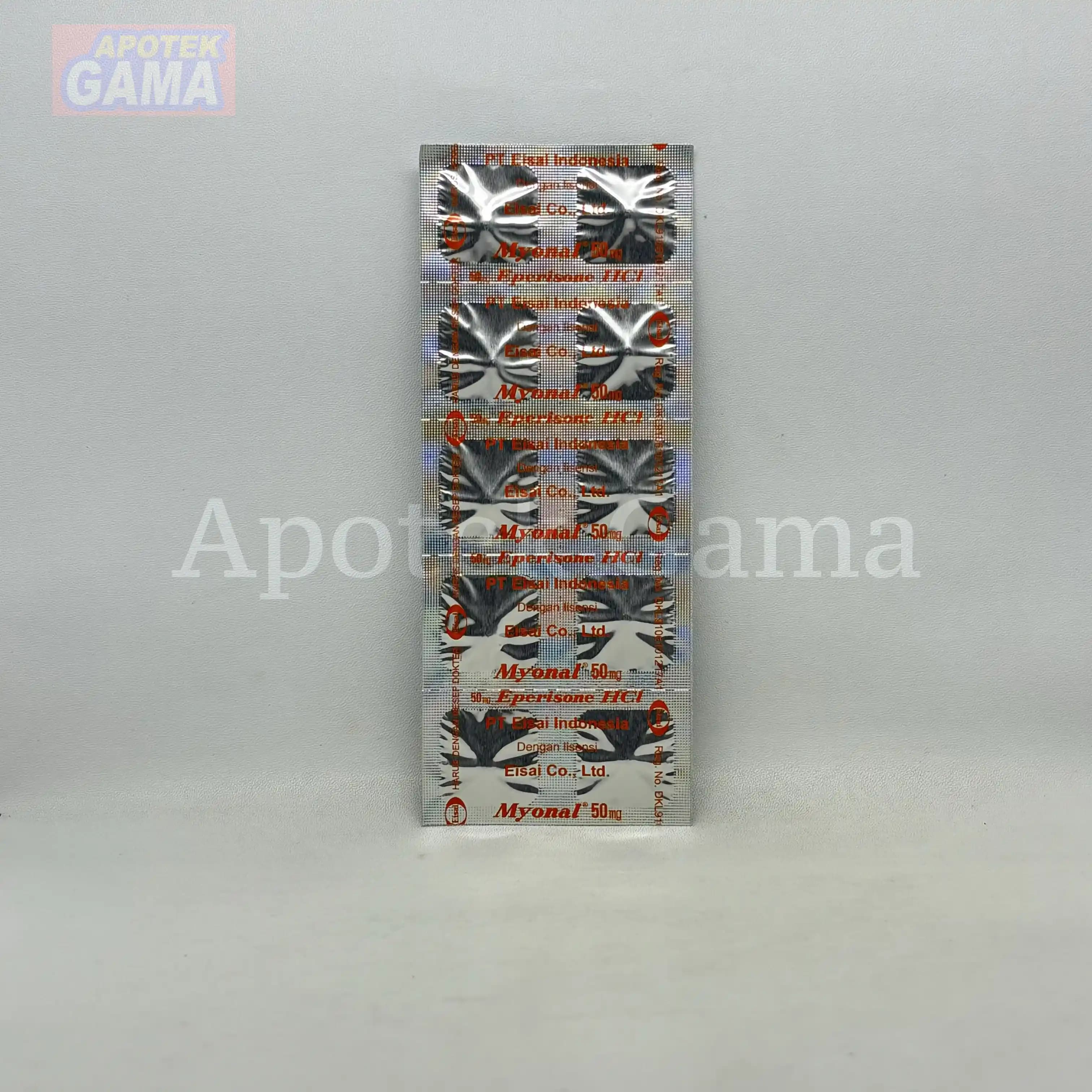 MYONAL 50MG/100 TAB 4