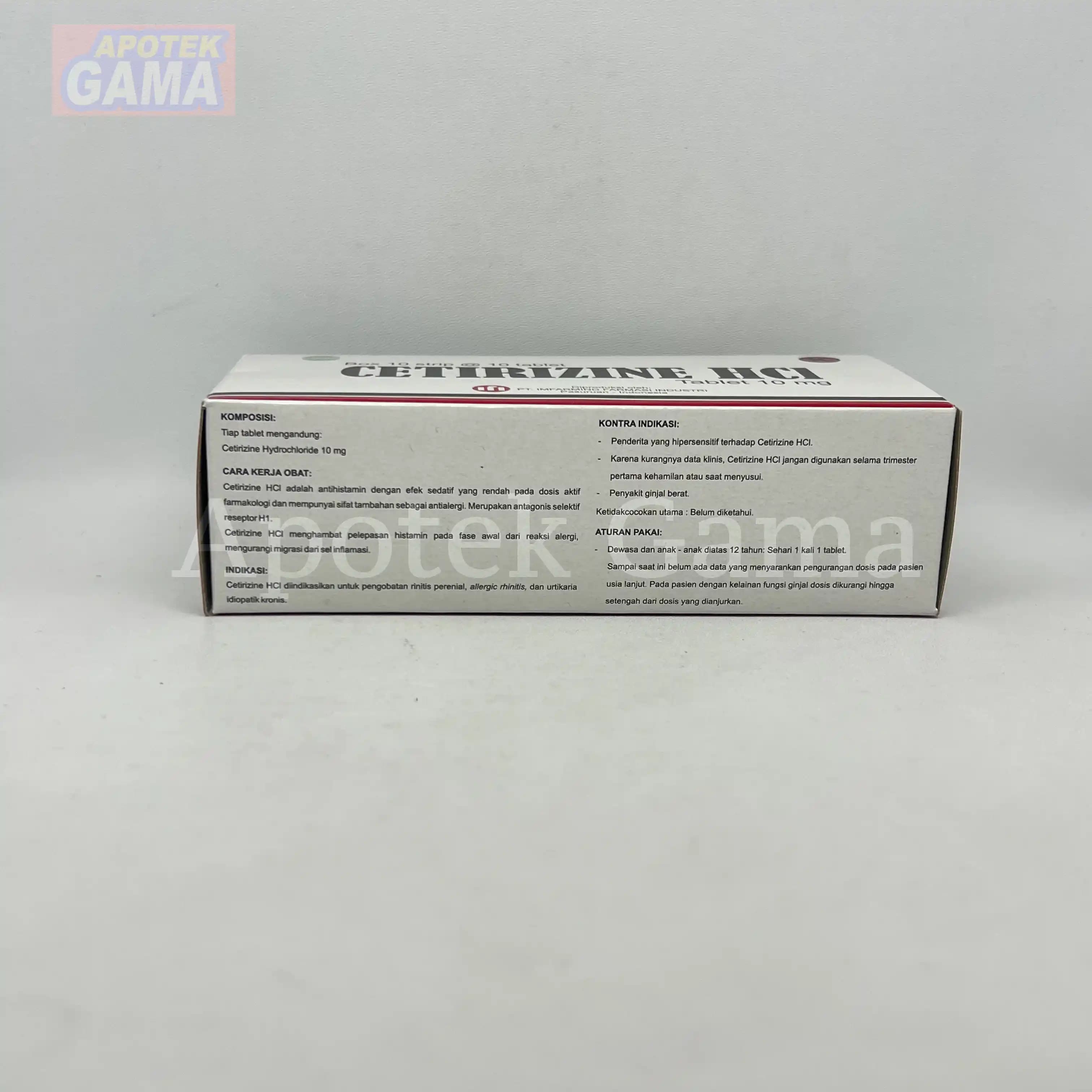 CETIRIZINE 10 MG BRAND HJ 3