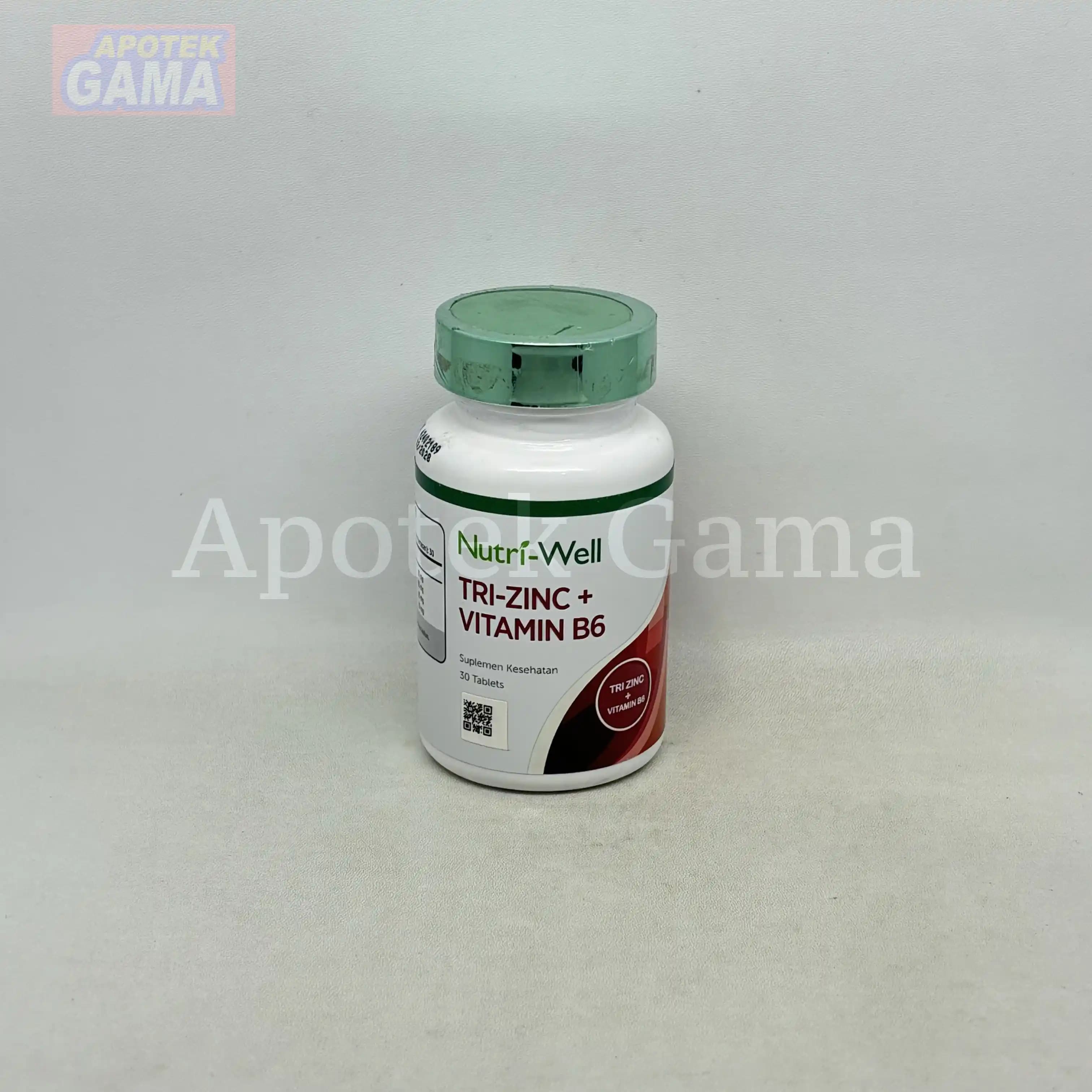 NUTRIWELL TRI-ZINC + B6 30S 5