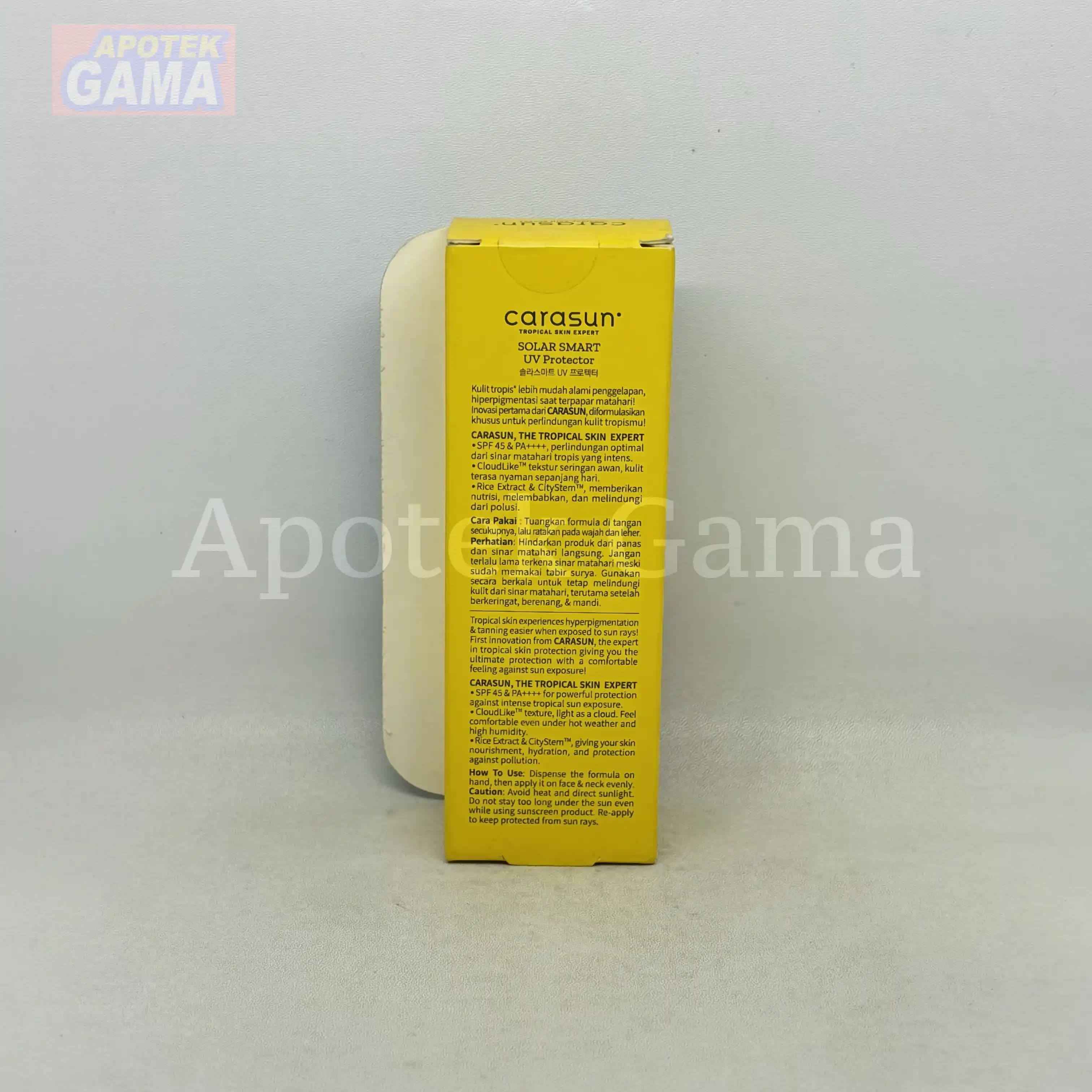 CARASUN SOLAR SMART UV PROTECTOR SPF45 30ML