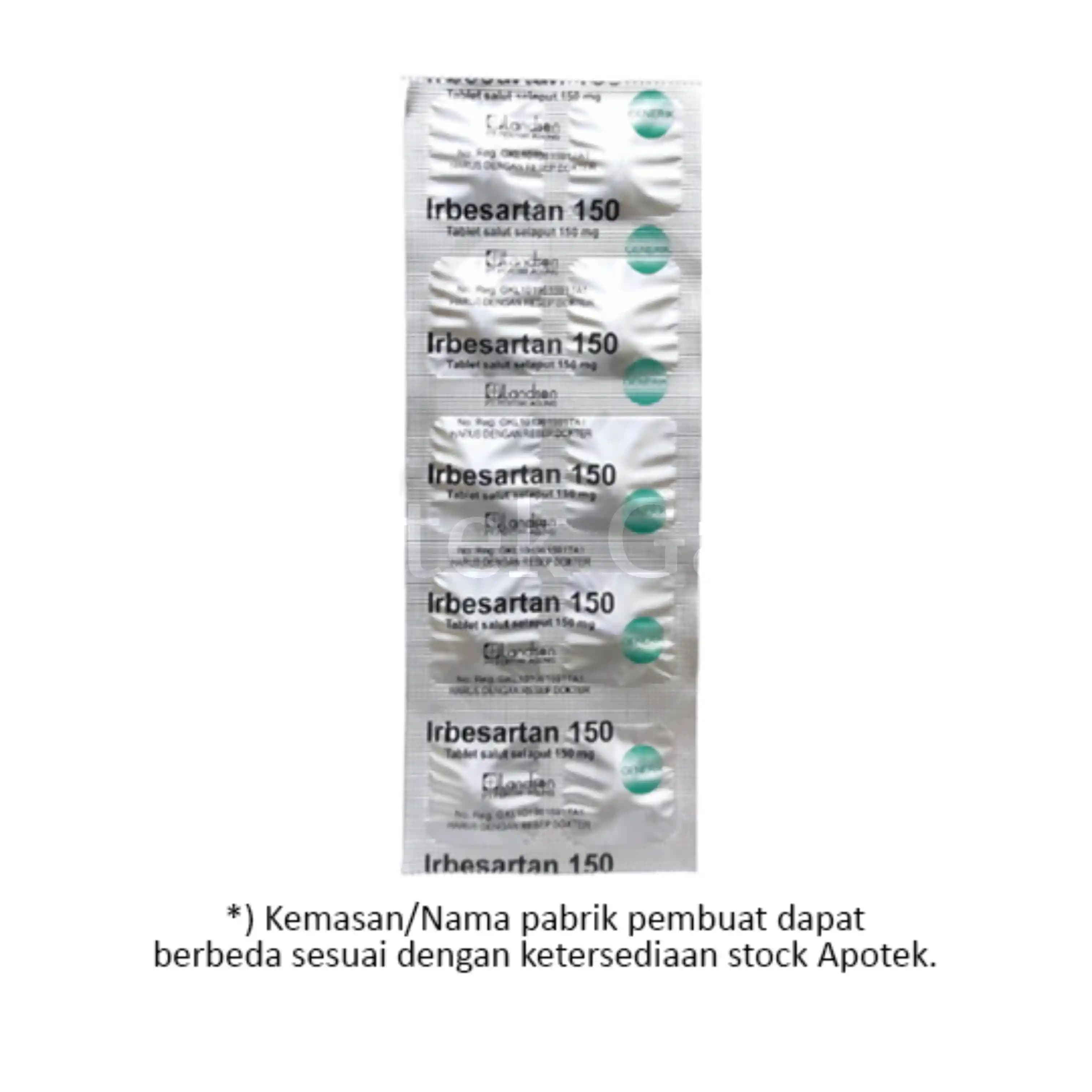 IRBESARTAN 150 MG (GEN)