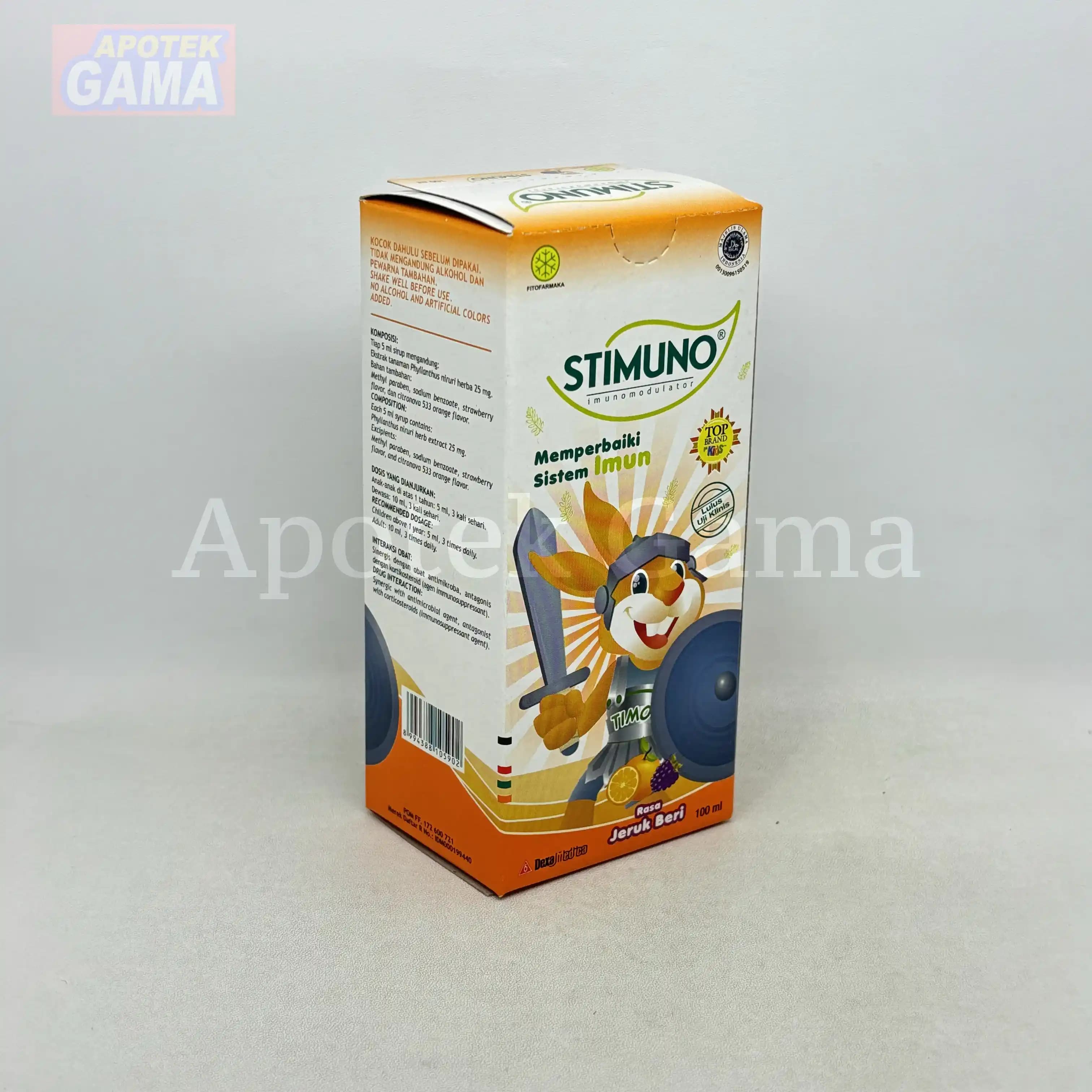 STIMUNO SYR ORANGE BERRY 100 ML