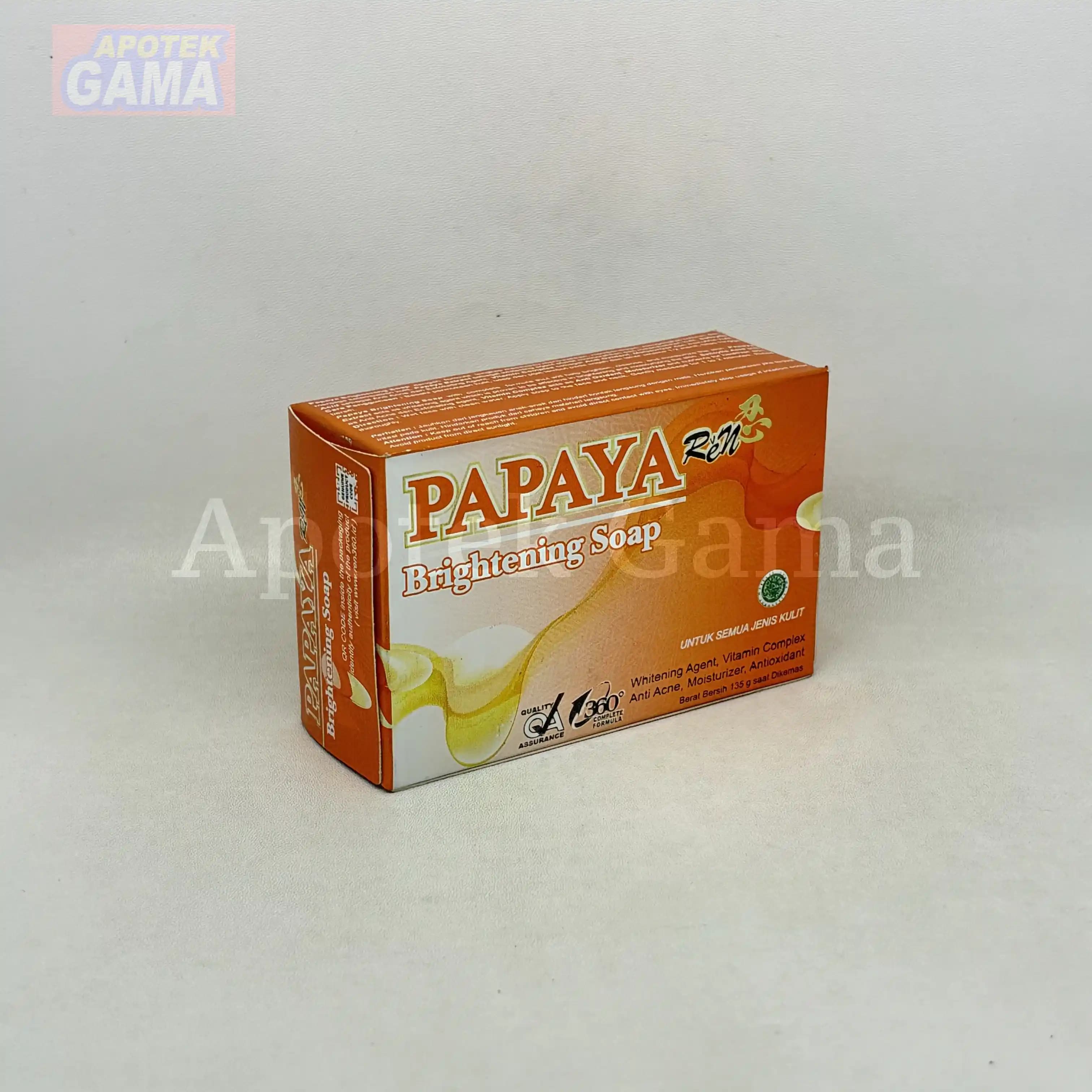 REN PAPAYA BRIGHTHENING SOAP 135GR 4