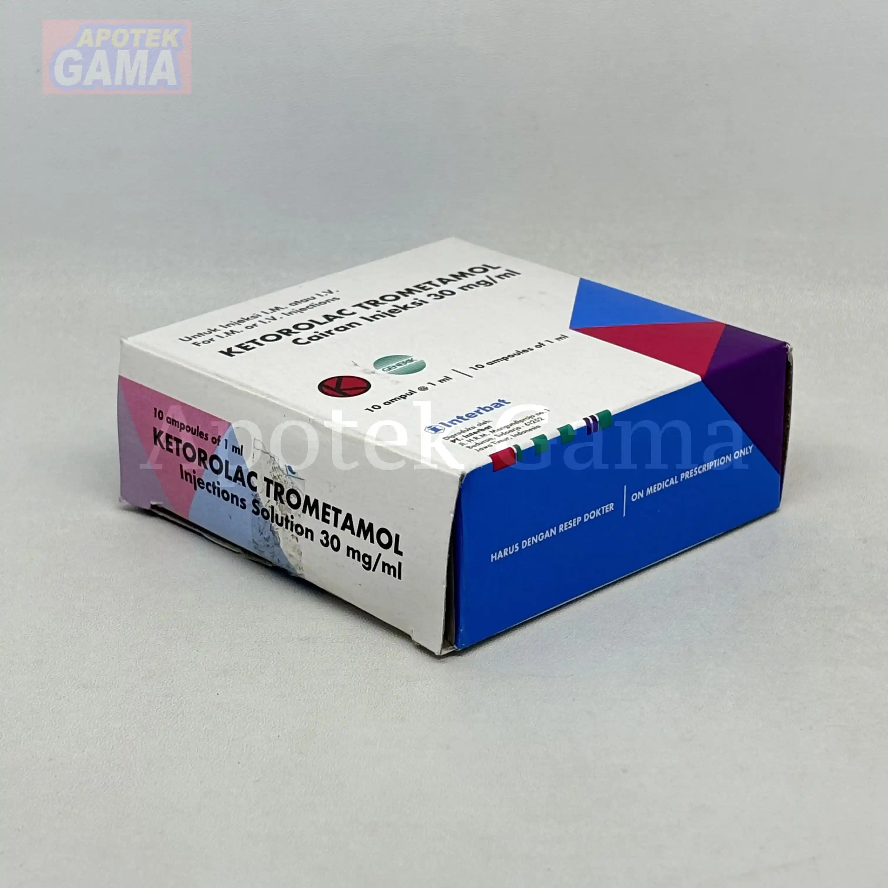 KETOROLAC 30MG INJ 4