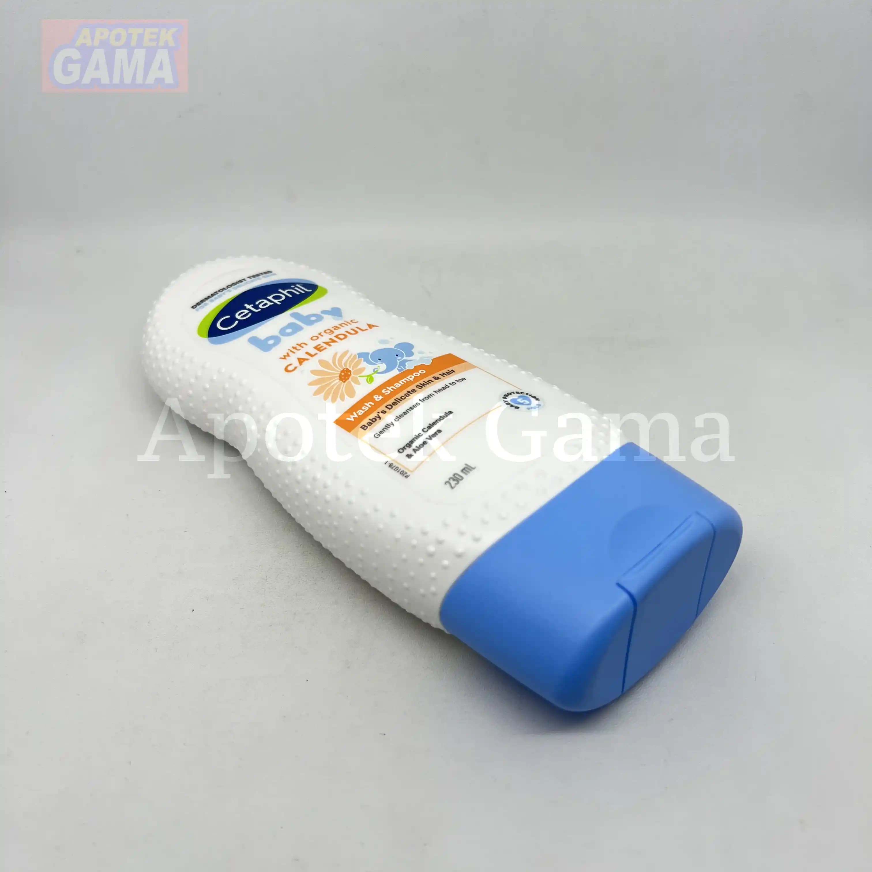 CETAPHIL BABY WASH & SHAMPOO WITH CALENDULA 230ML 4