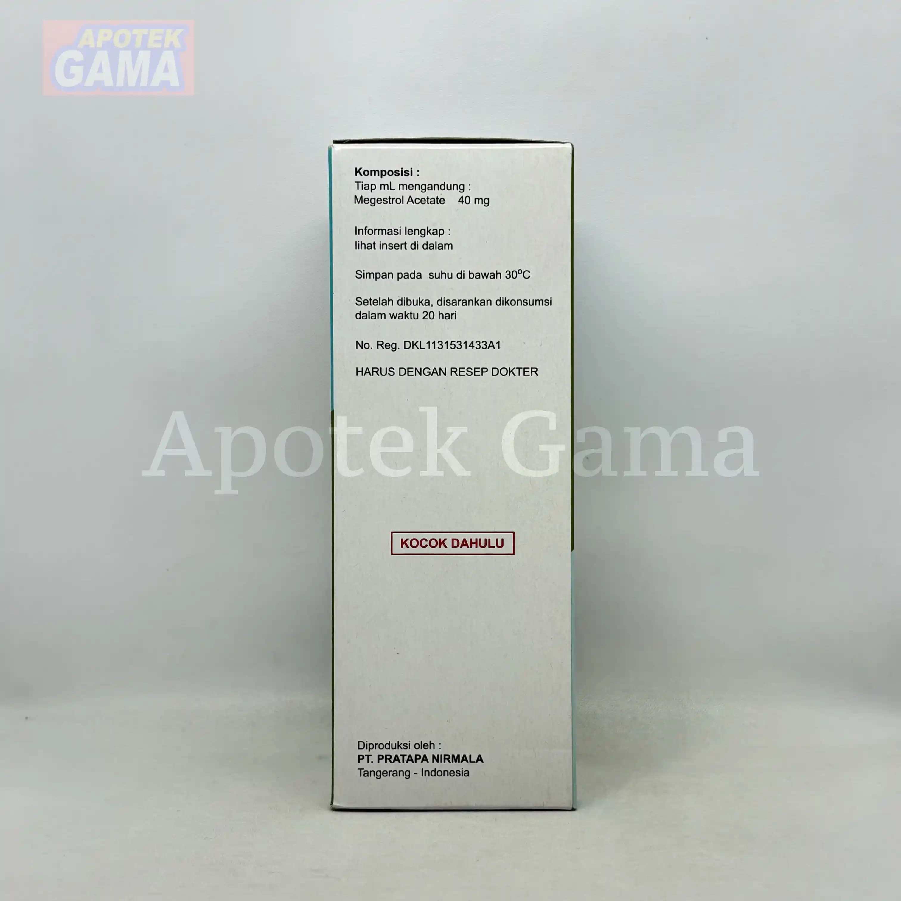 TRACETATE MEGESTROL ACETATE SUSPENSI 40 MG 200 ML 2