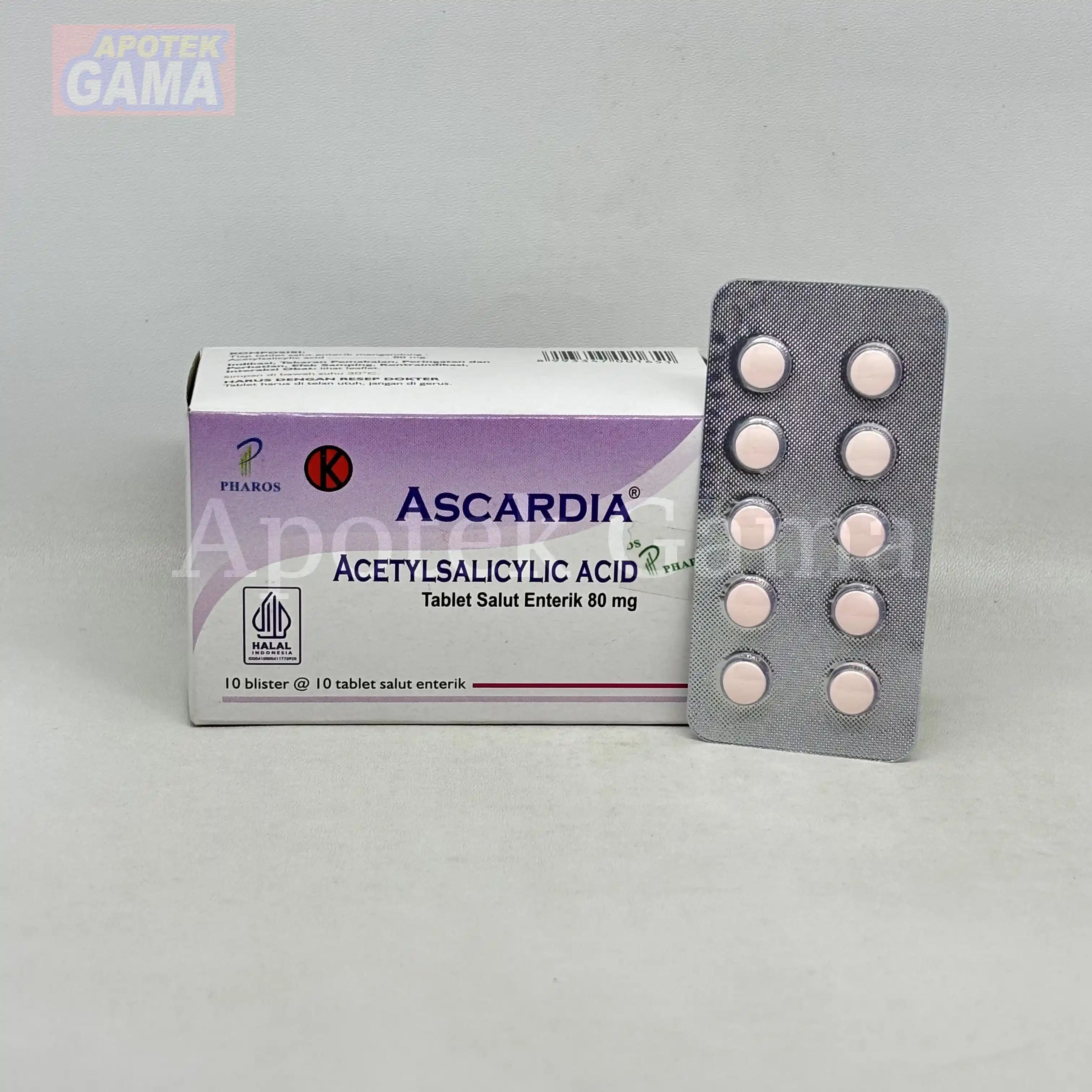 ASCARDIA 80 MG/100 3