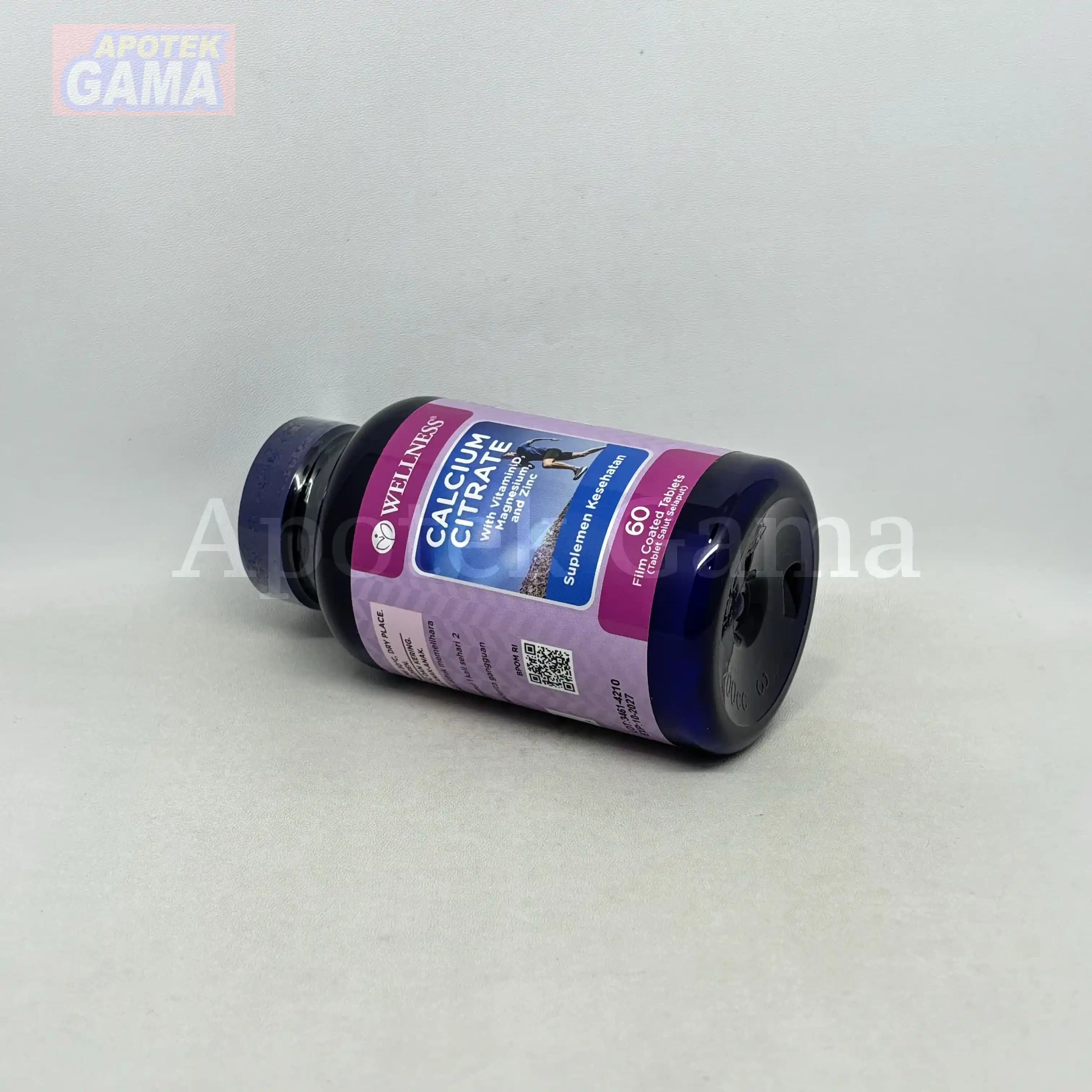 WELLNESS CALCIUM CITRATE 60S 5