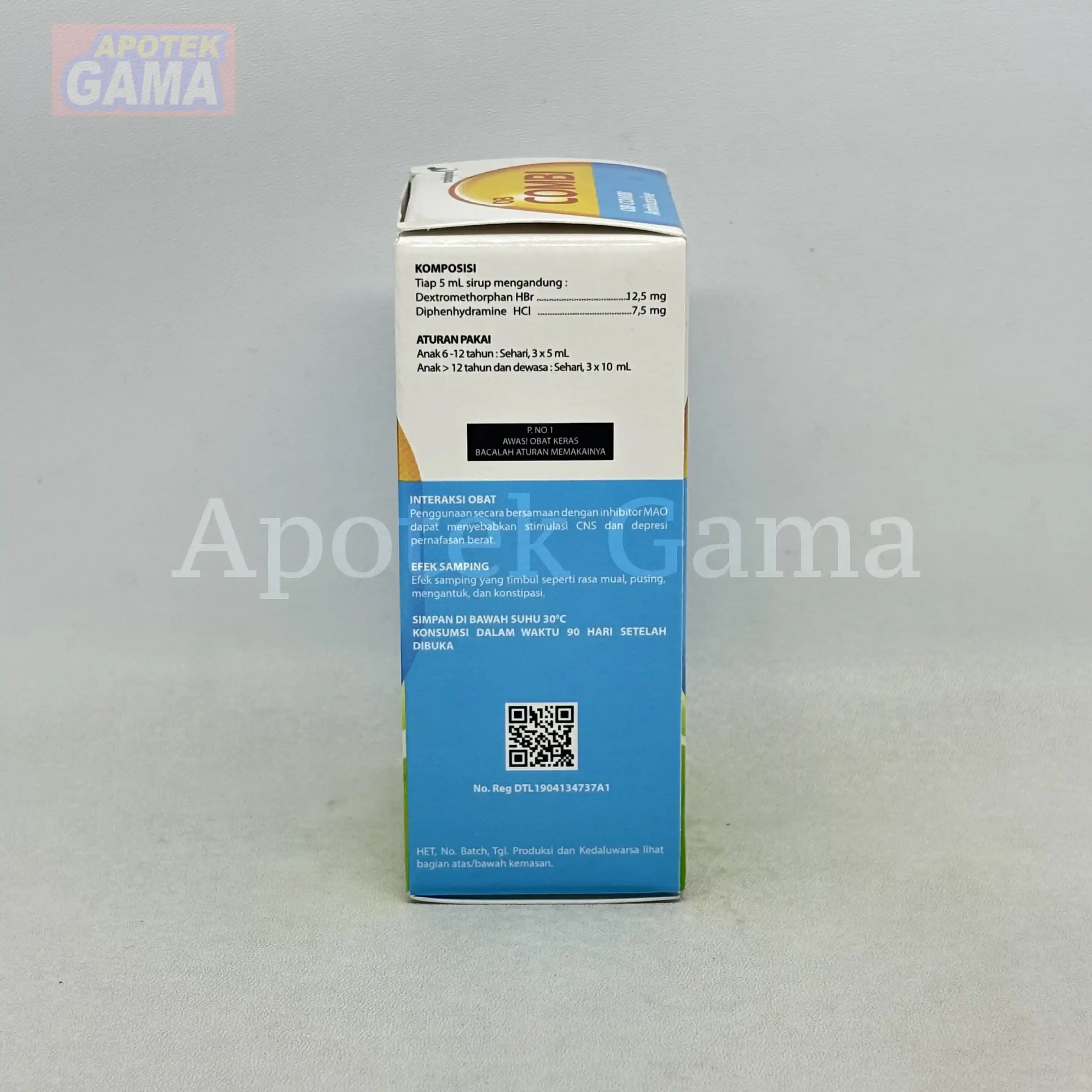 OB COMBI ANTITUSSIVE MENTOL 60ML 3