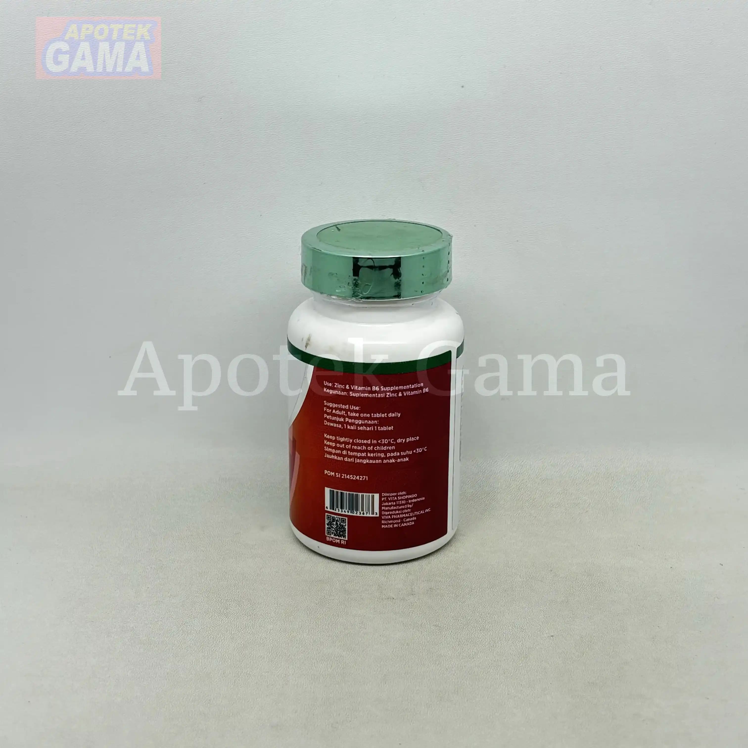 NUTRIWELL TRI-ZINC + B6 30S 4