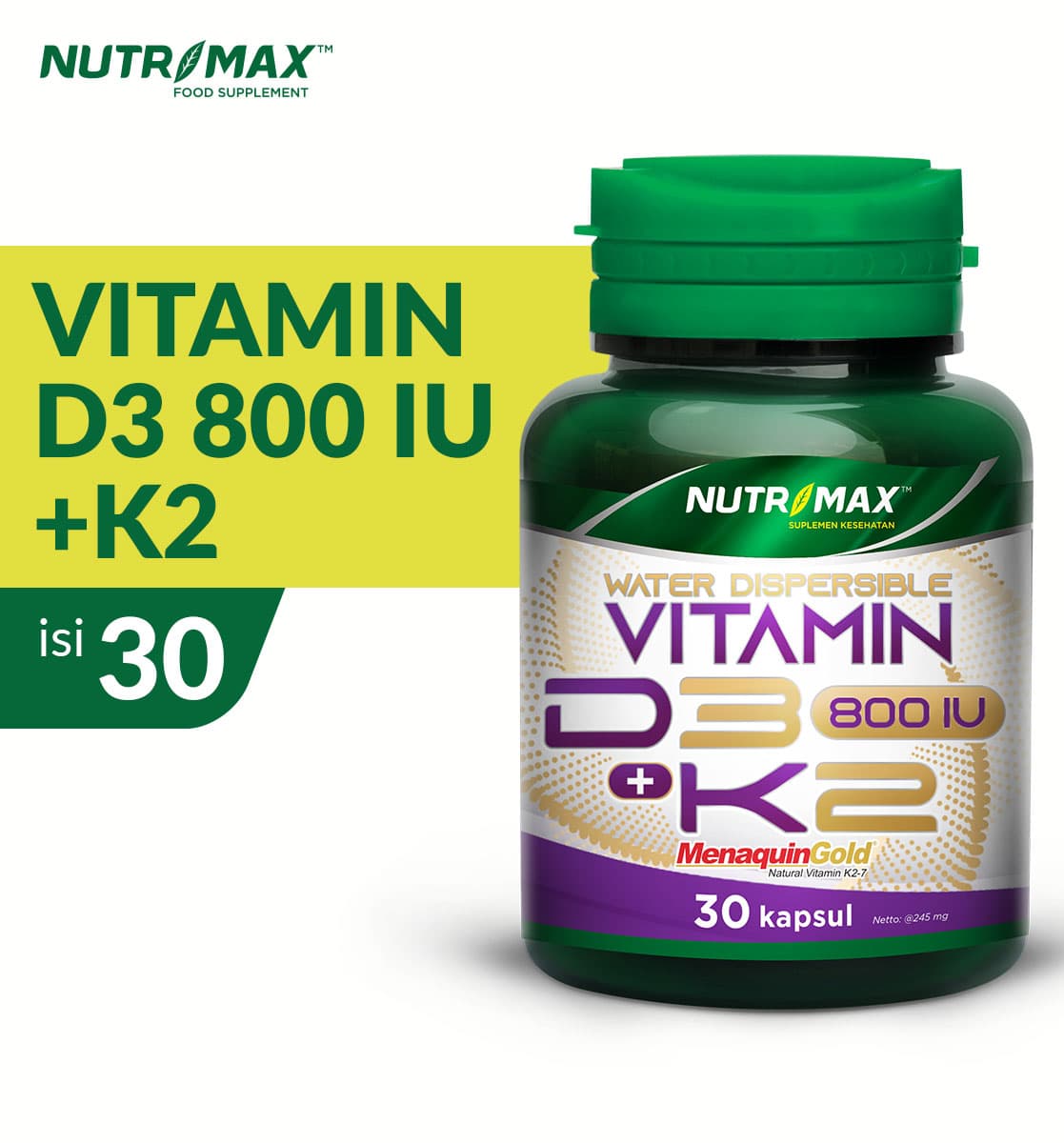 NUTRIMAX MAGNESIUM GLYCEROPHOSPHATE + K2 30CAP 4