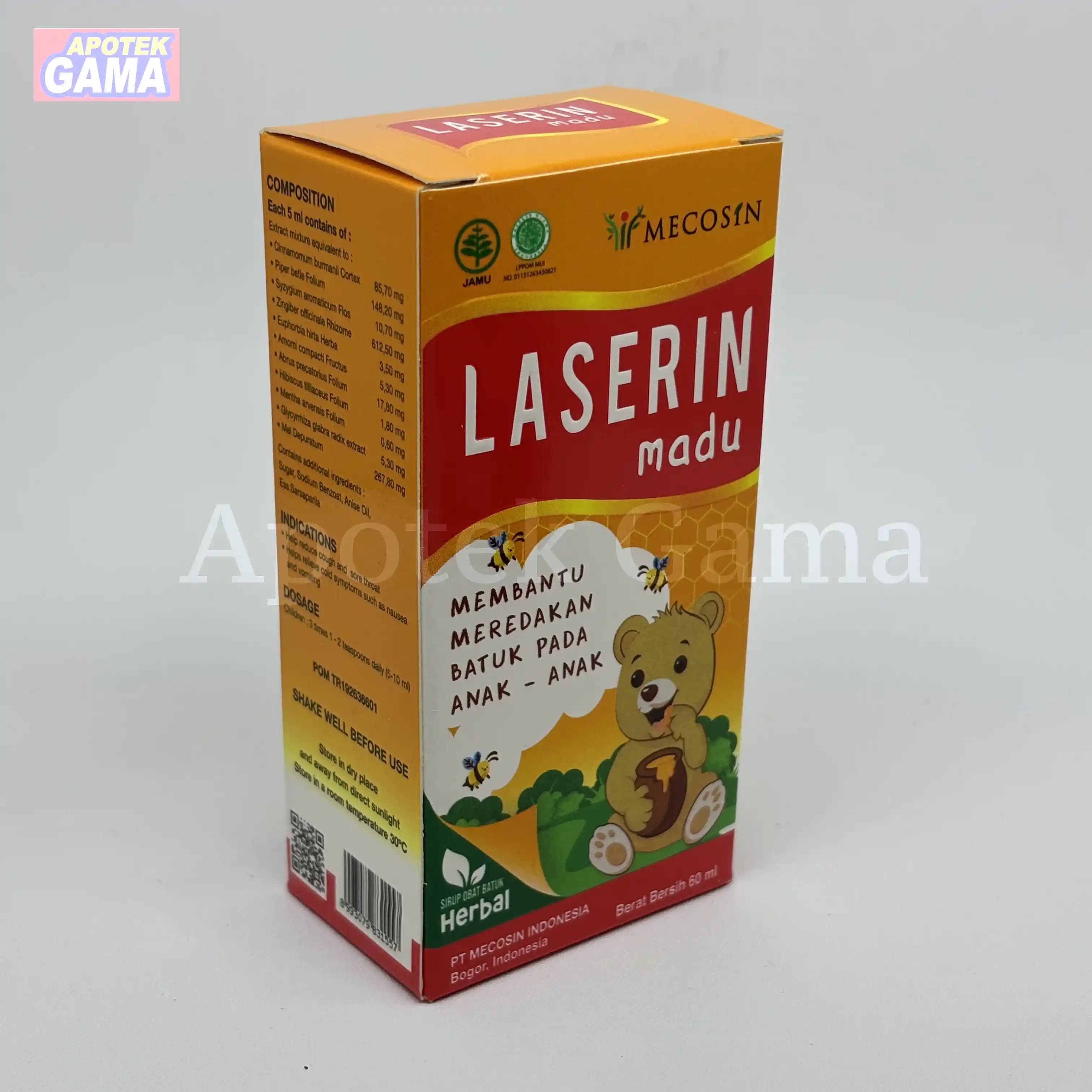 LASERIN SYR MADU 60ML 5