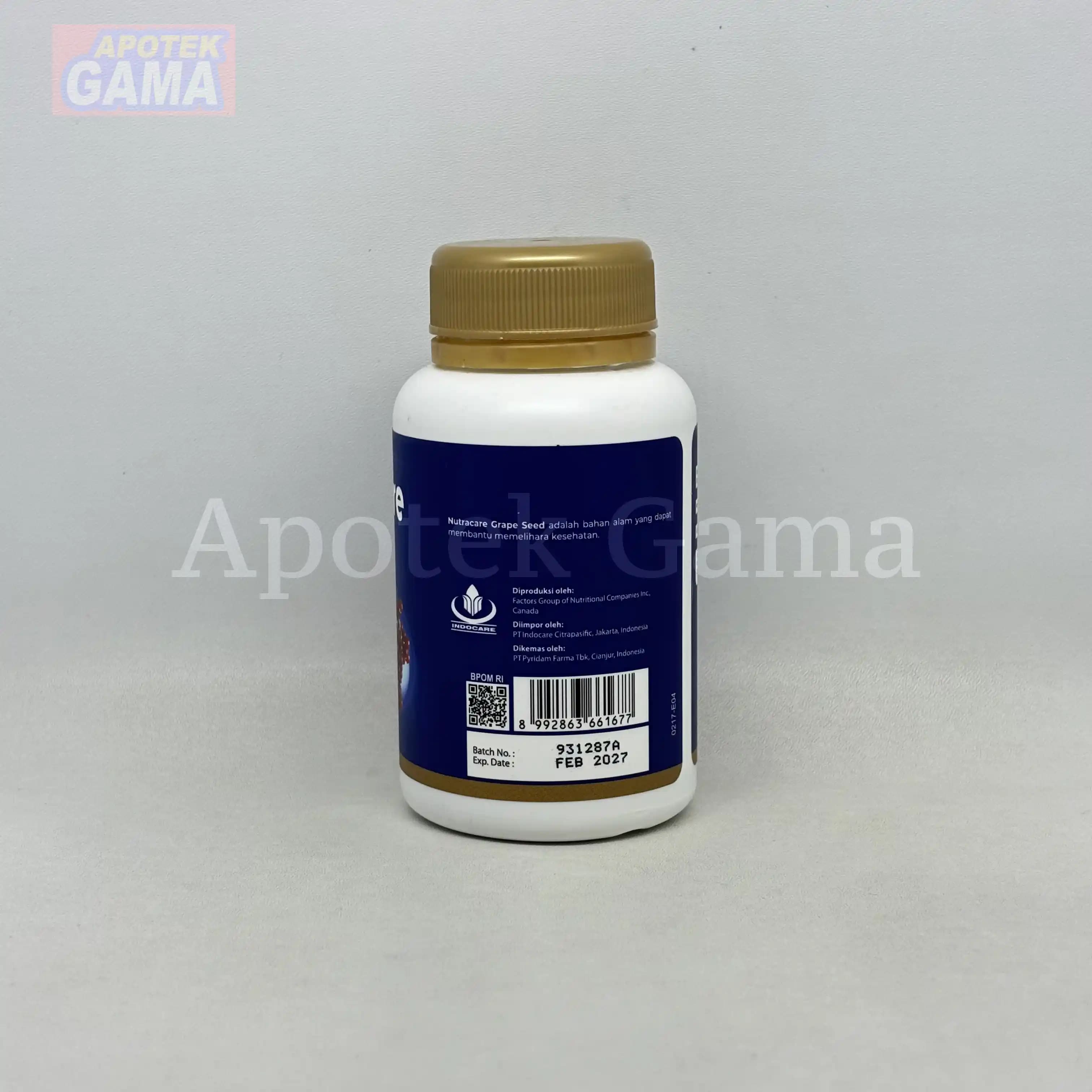NUTRACARE GRAPE SEED 30S