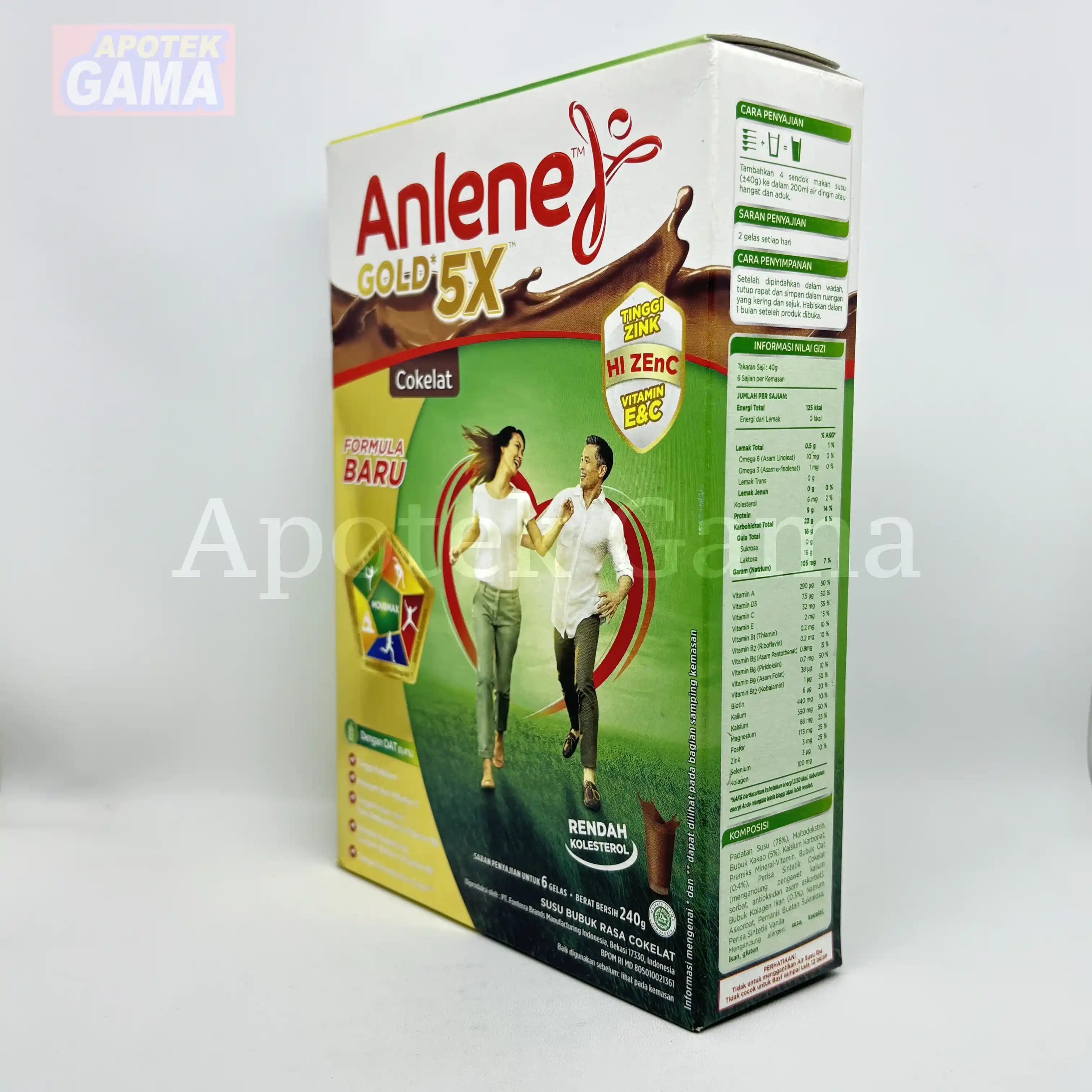 ANLENE GOLD COKLAT 250 G 3