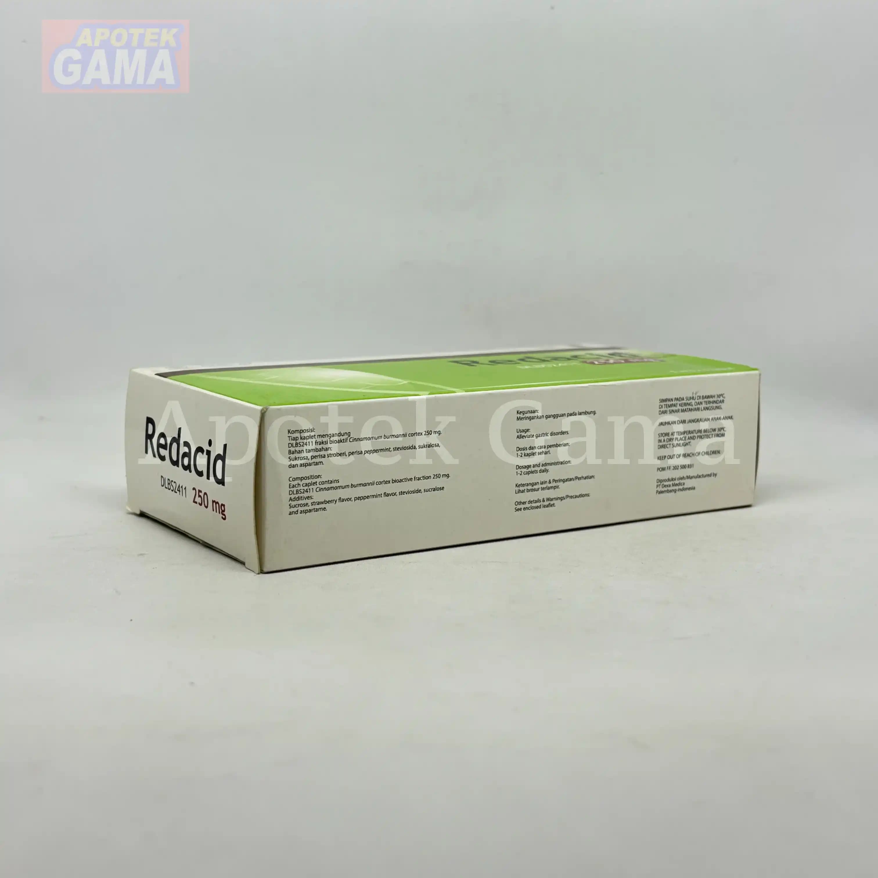 REDACID  250 MG 4