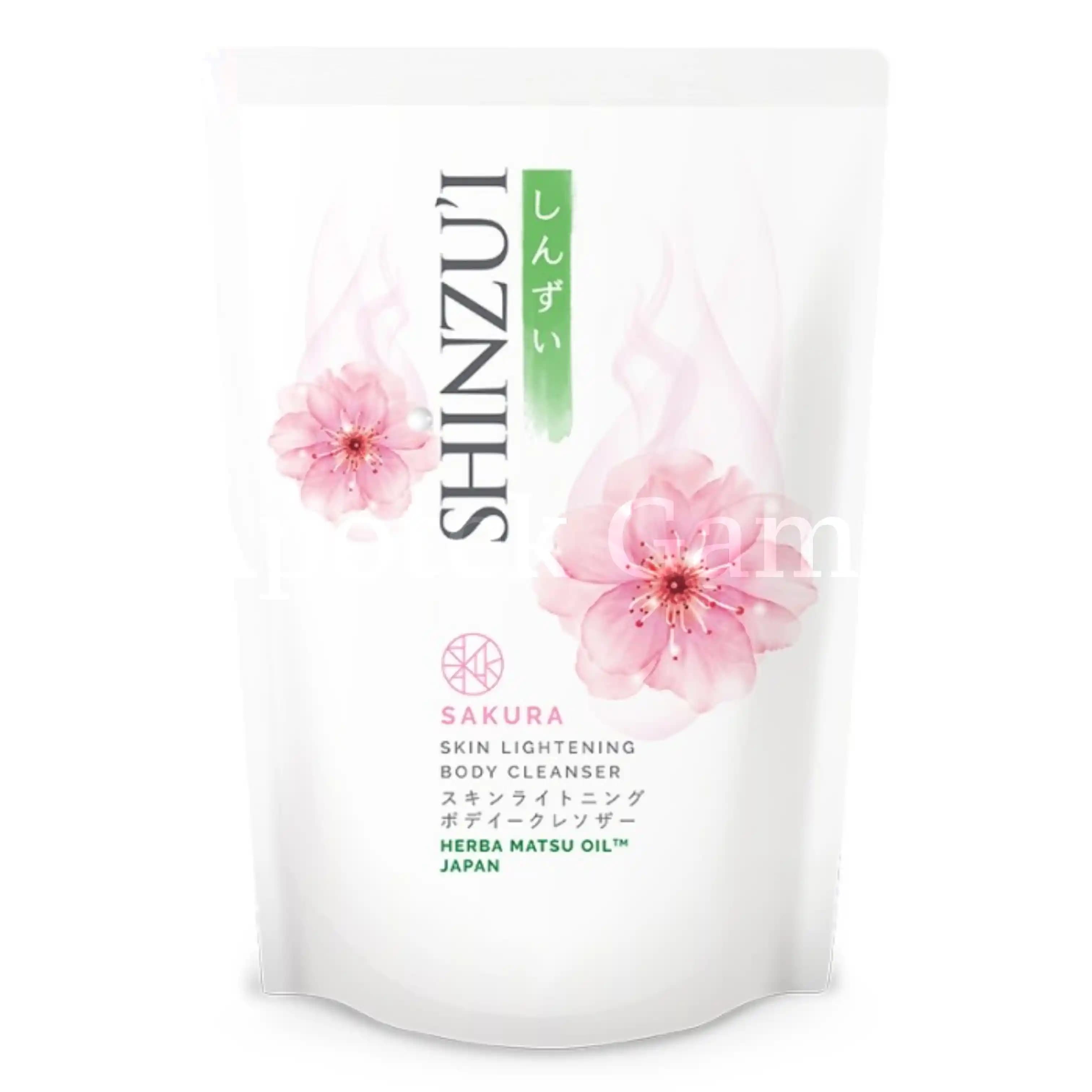 SHINZUI BODY CLEANSER SAKURA REFIL 420ML