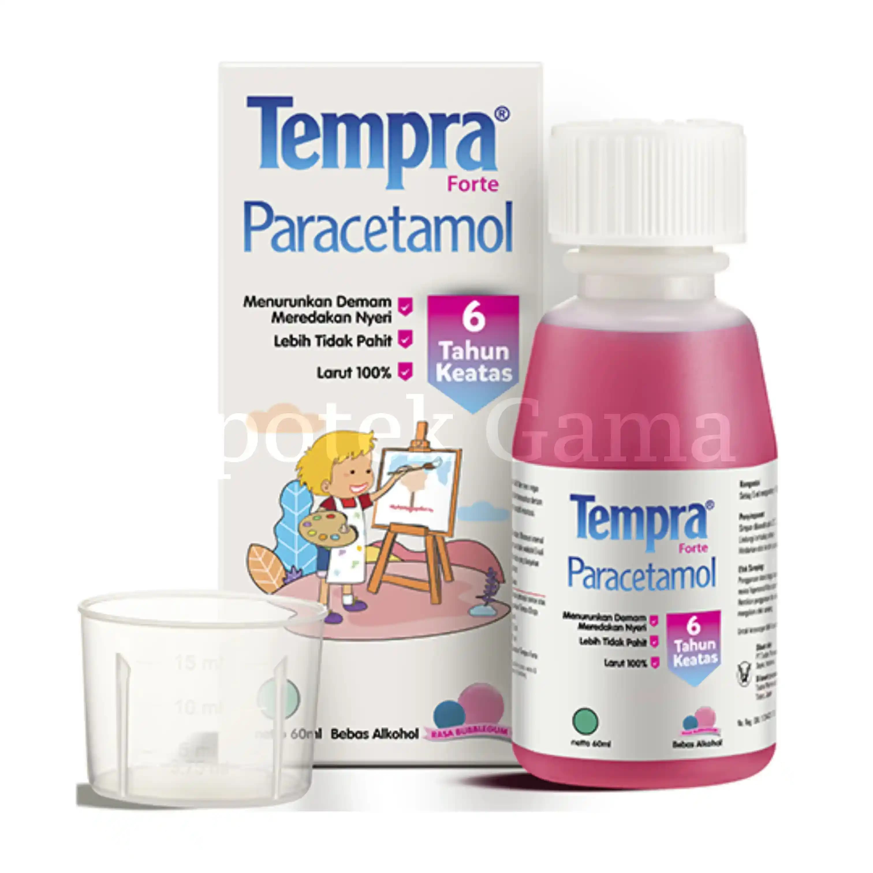 TEMPRA FORTE BUBBLEGUM 60 ML 