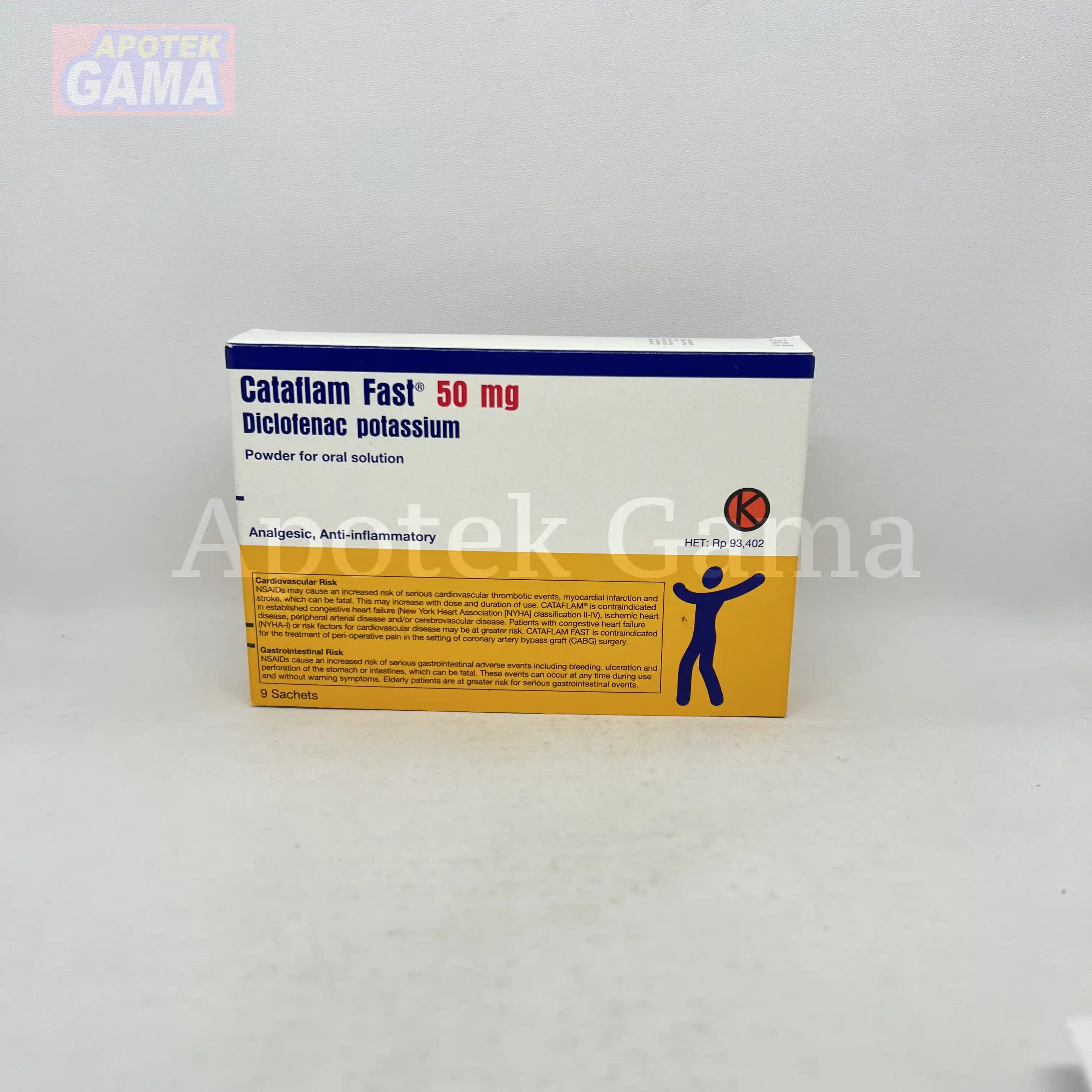 CATAFLAM FAST 50 MG 4