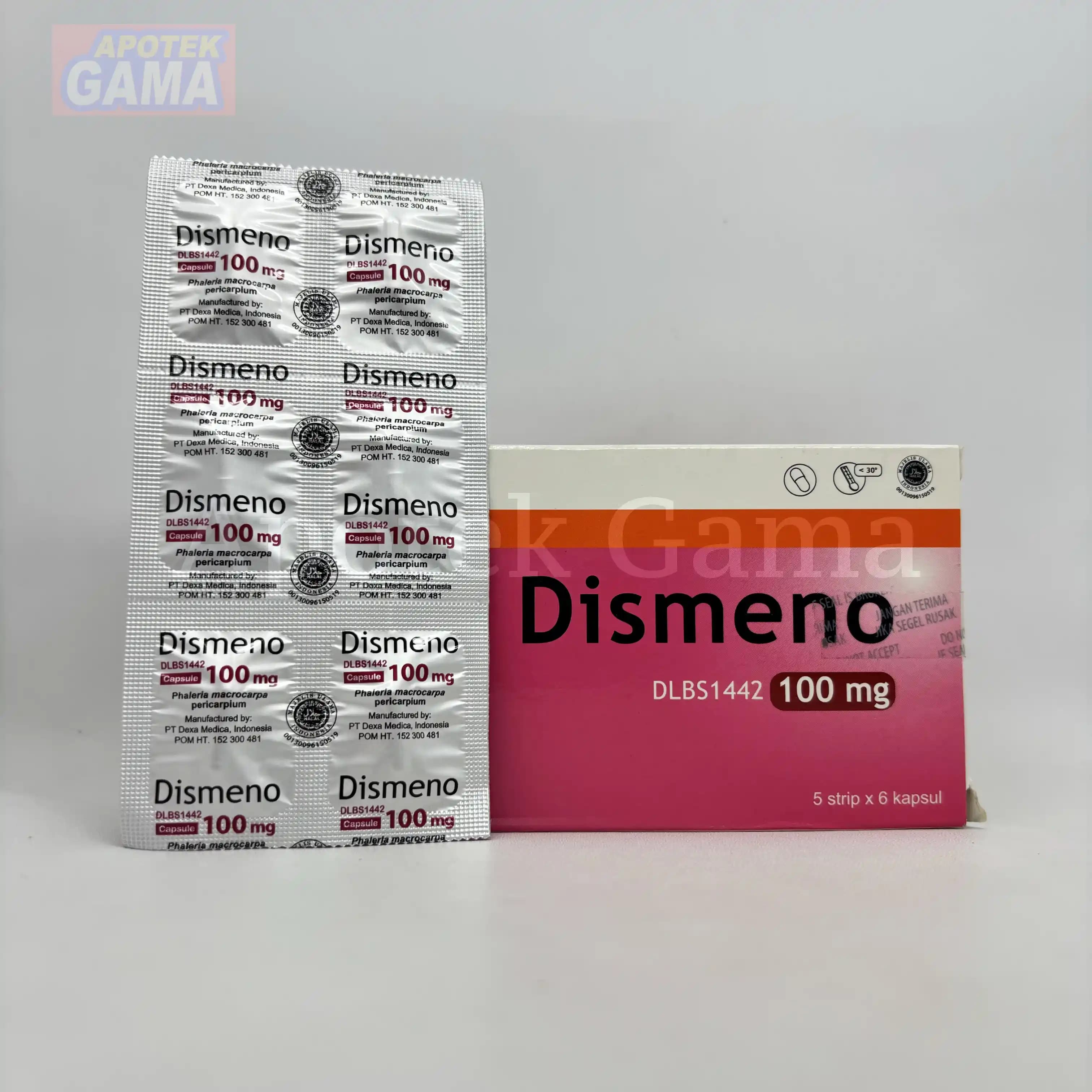 DISMENO 100MG/30  4