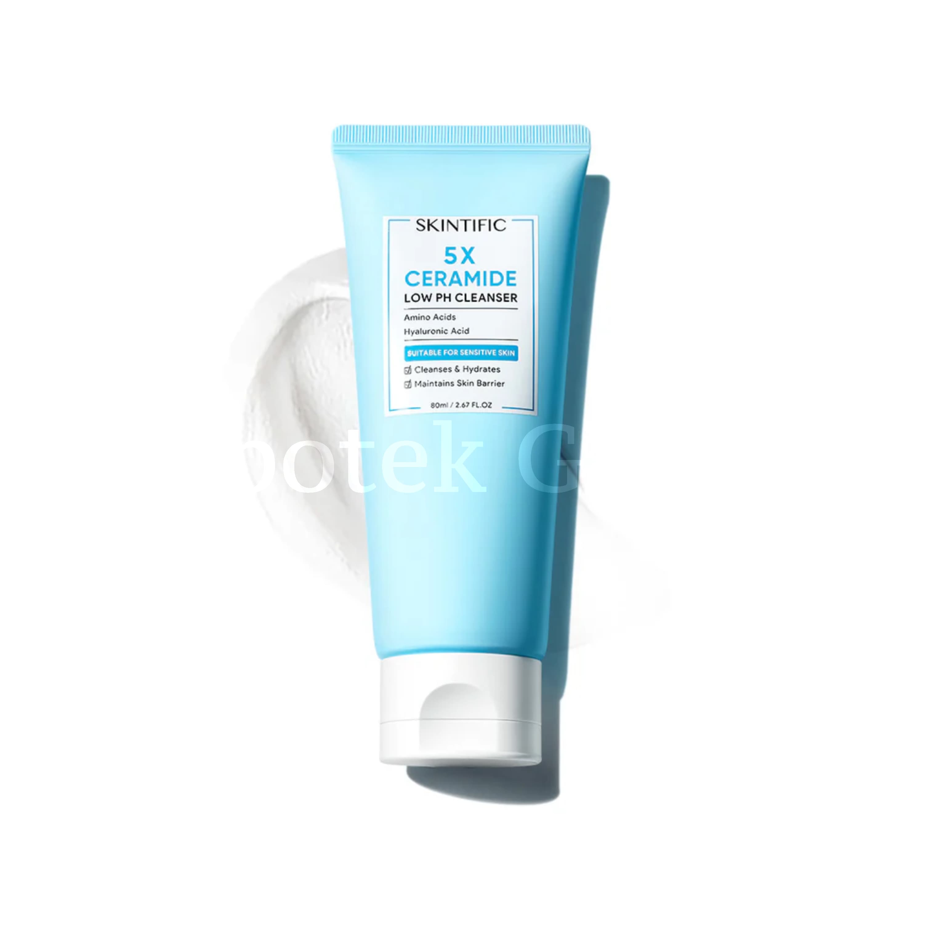 SKINTIFIC 5X CERAMIDE LOW PH FACIAL CLEANCER 80GR