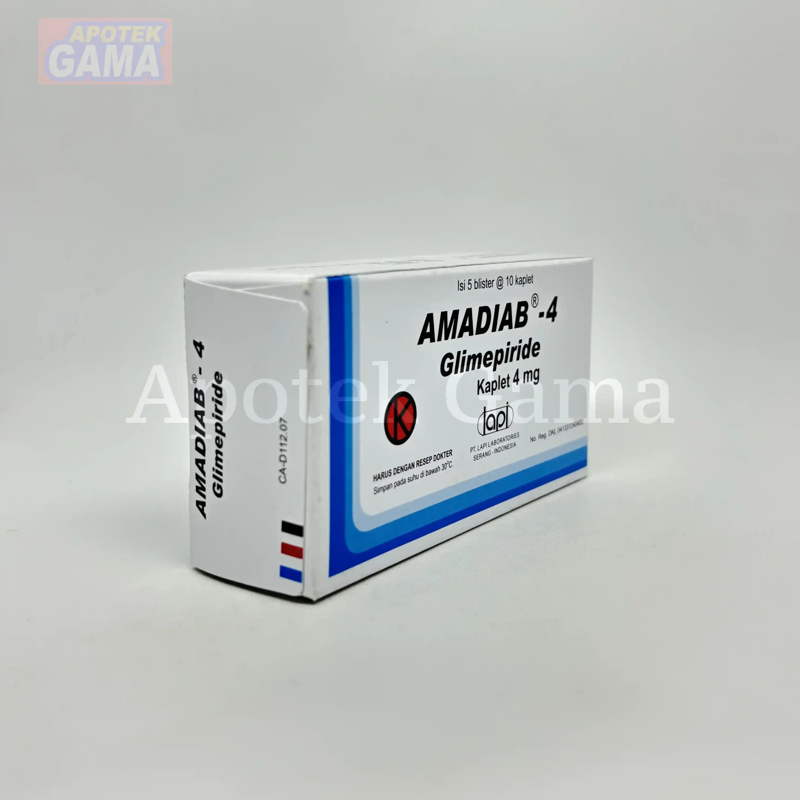 AMADIAB KAP 4 MG 4