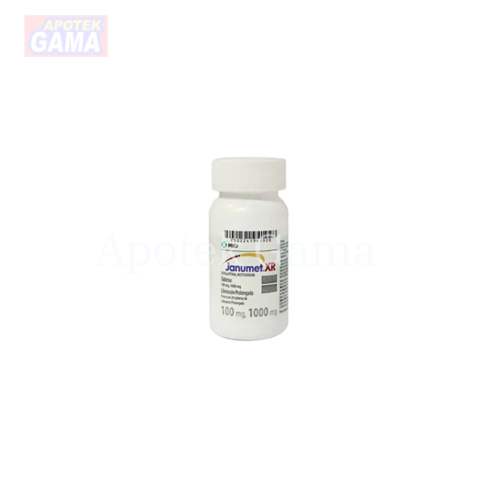 JANUMET XR 100/1000MG TABLET
