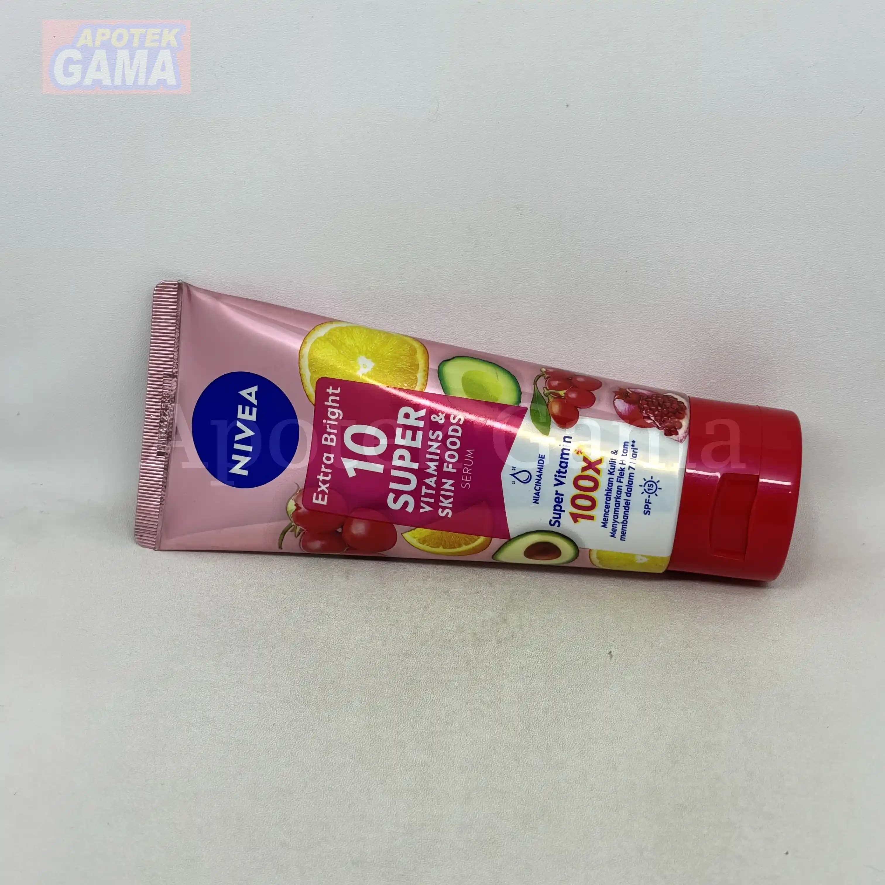 NIVEA EXTRA BRIGHT SUPER VITAMINS & SKIN FOODS SERUM 180ML 5