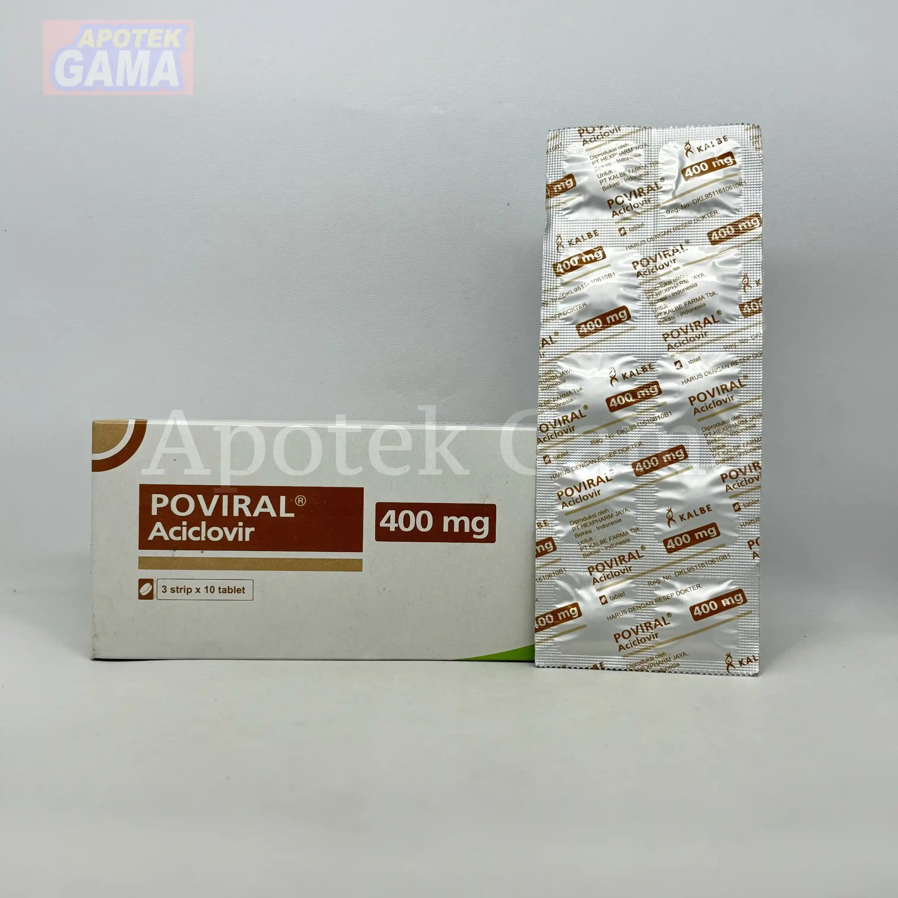 POVIRAL TAB 400 MG/30 6