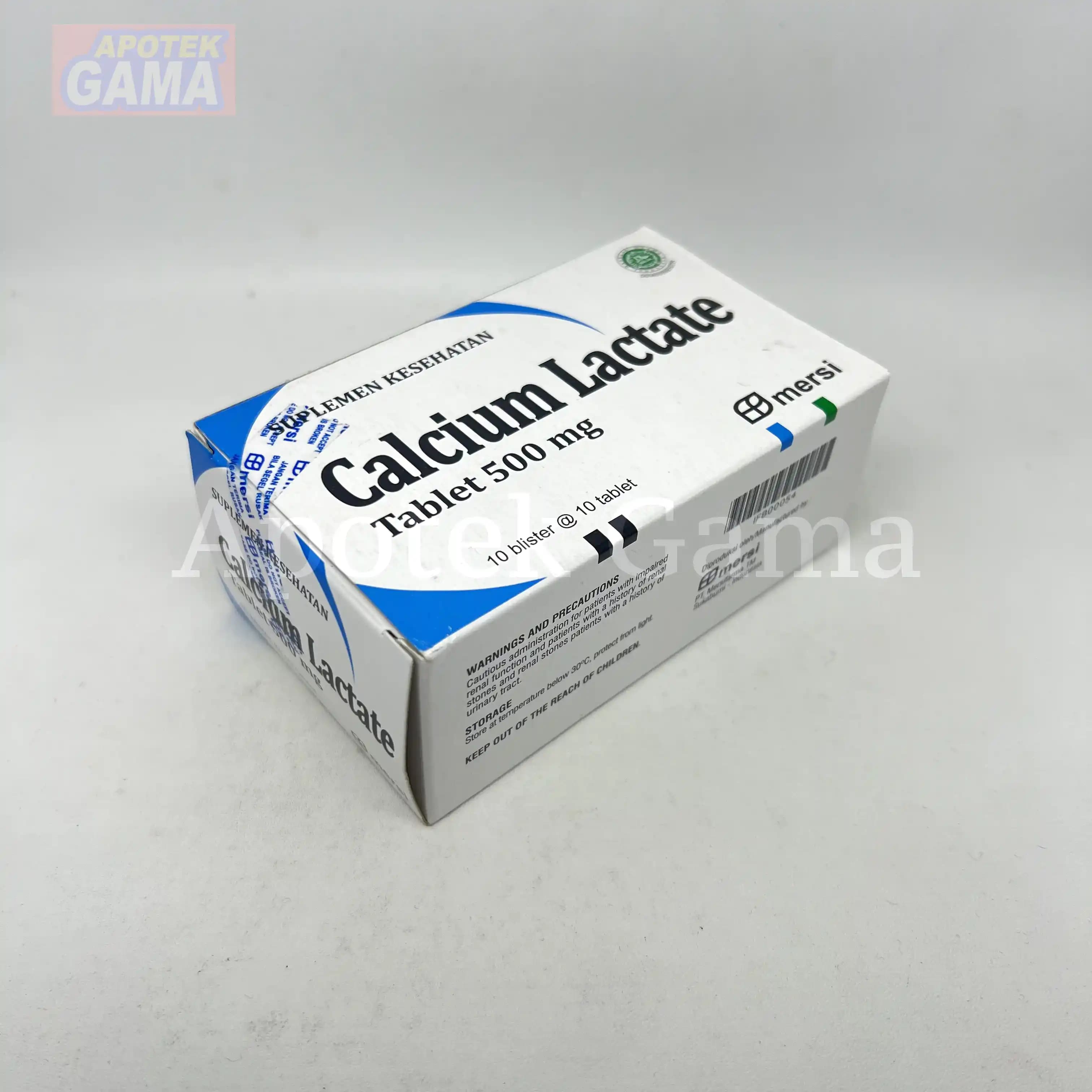 CALCIUM LACTATE 500 MG TABLET 4