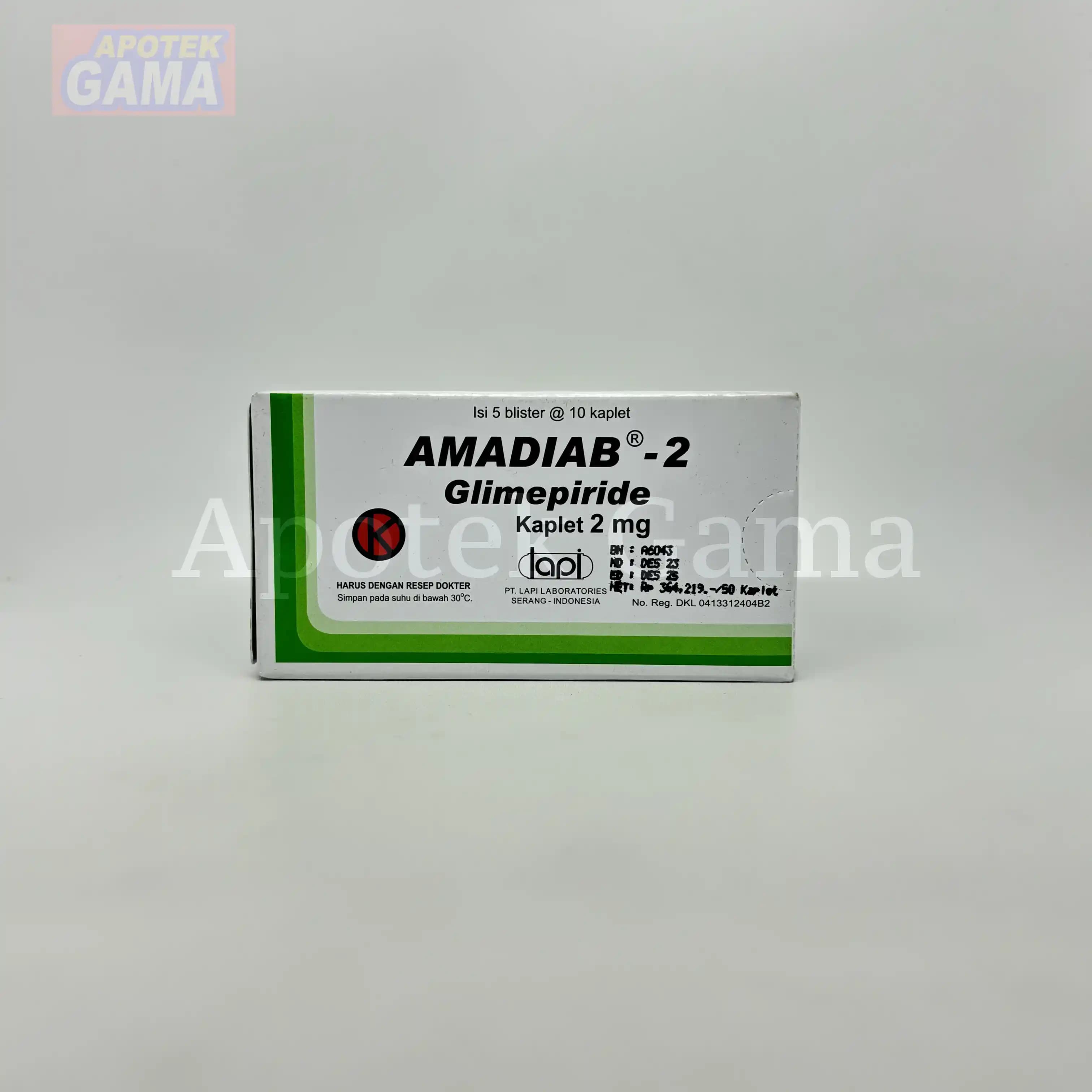 AMADIAB 2MG TABLET