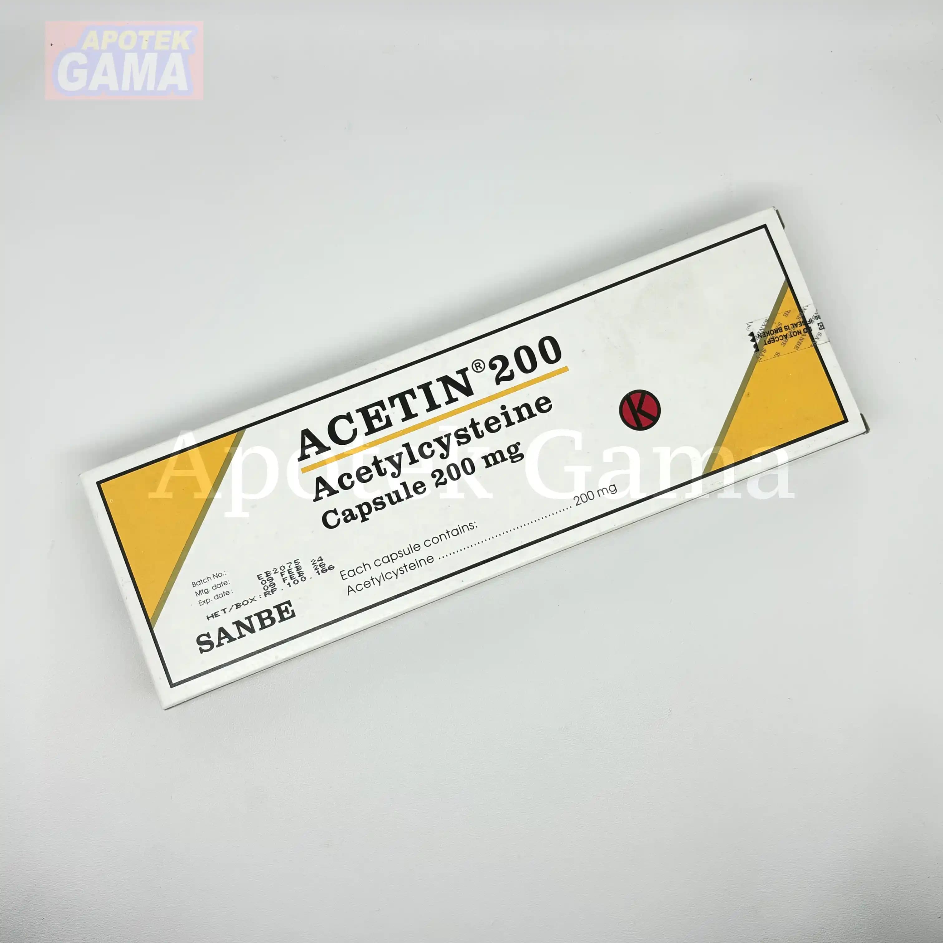ACETIN 200MG KAPSUL 5