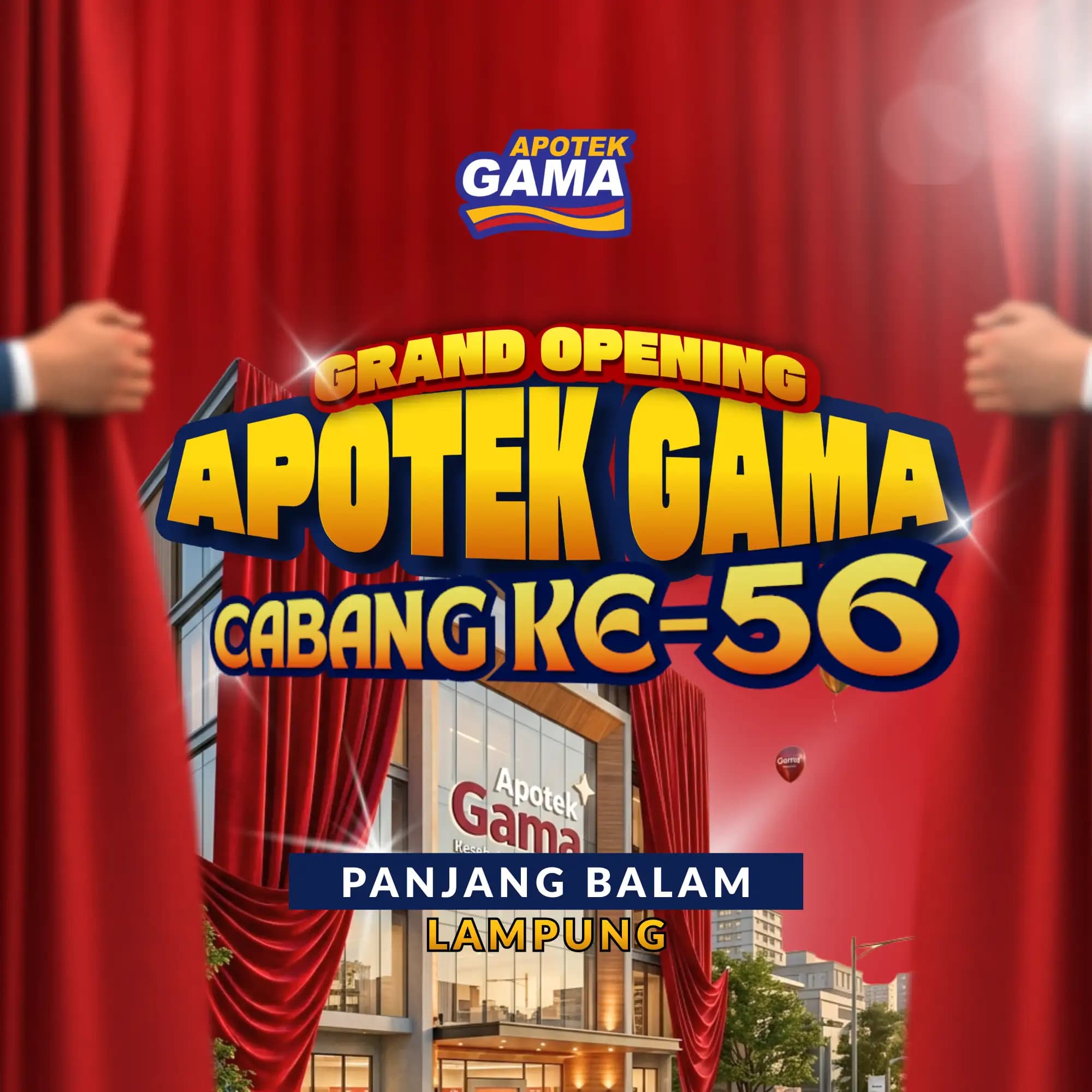 Grand Opening Apotek Gama Cabang ke-56 Resmi Hadir di Panjang, Bandar Lampung