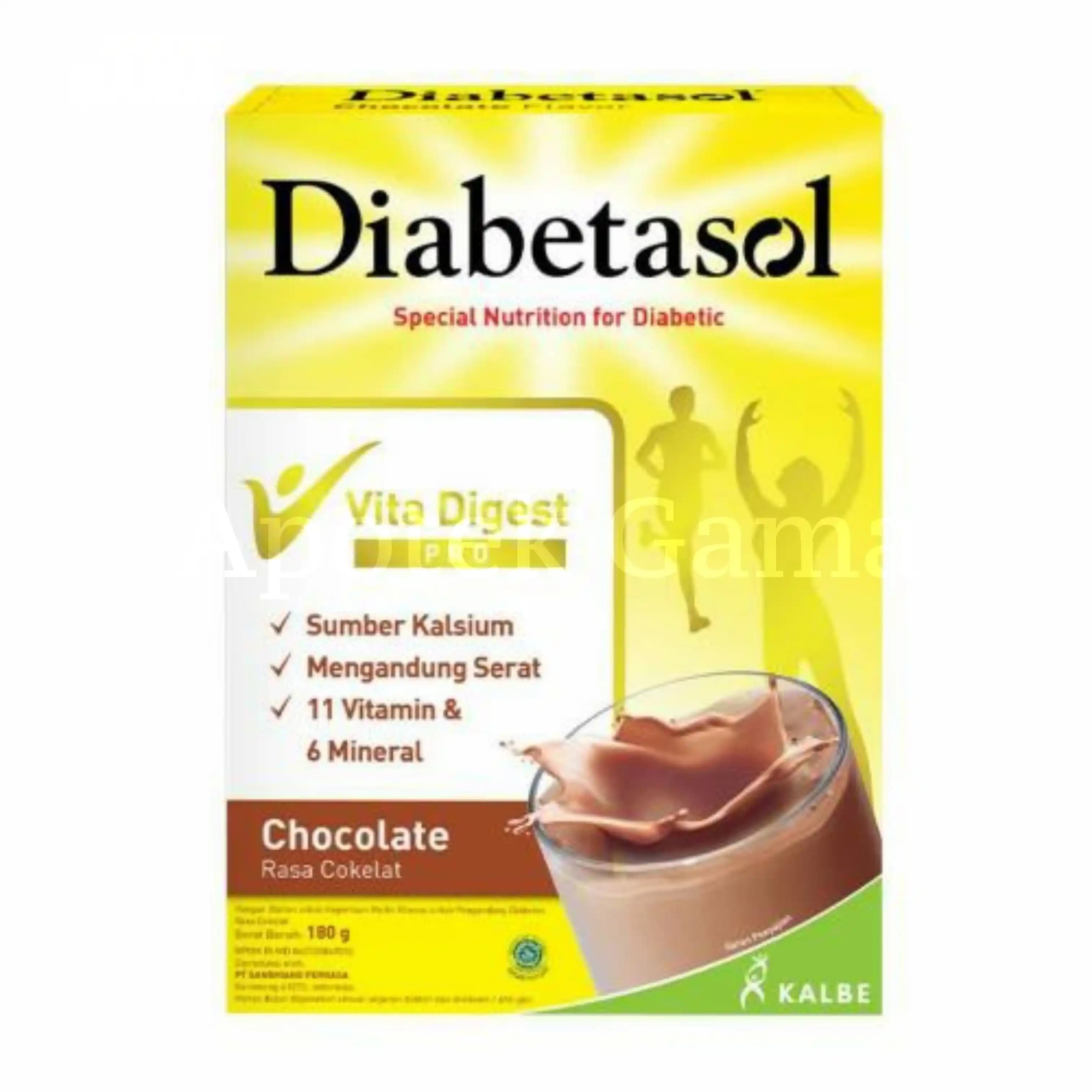 DIABETASOL COKLAT 170 G