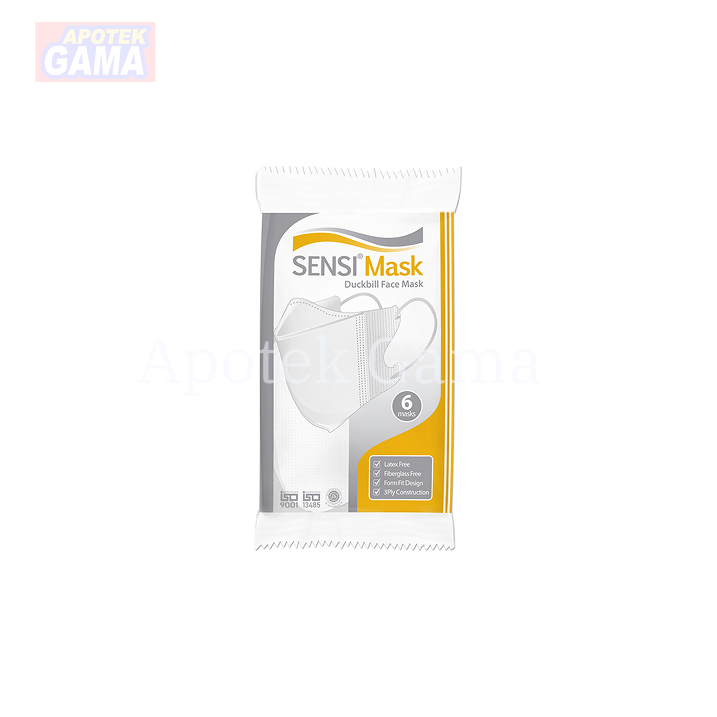 SENSI MASK DUCKBIL XL 6S WHITE