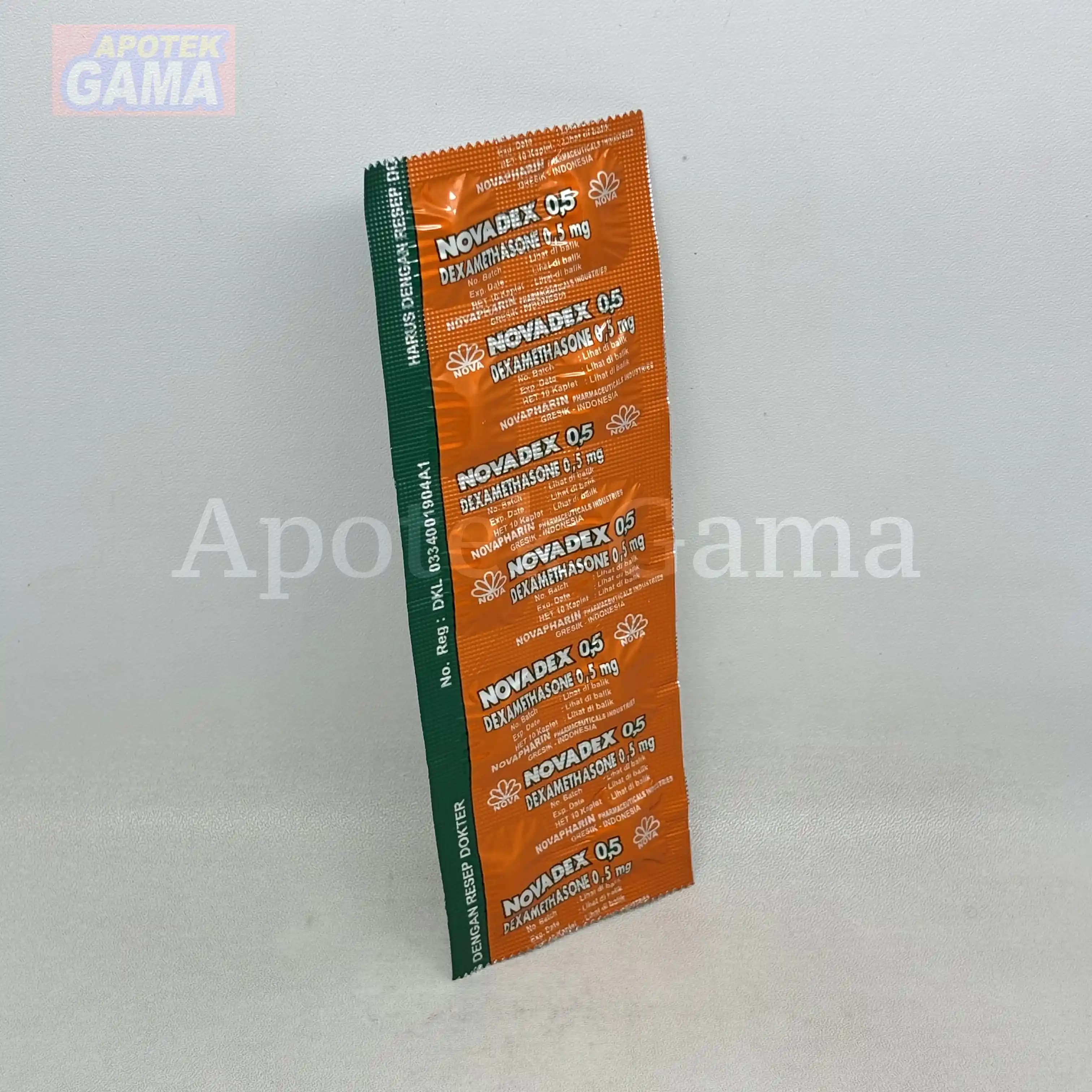 NOVADEX KAP 0.5MG